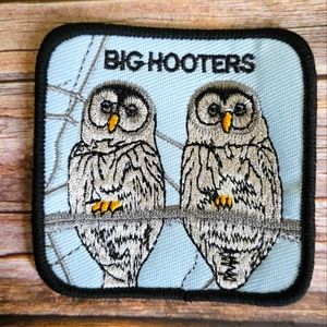 3/13$  Big Hooters Owls Naughty Funny Sew On Embroidered Patch